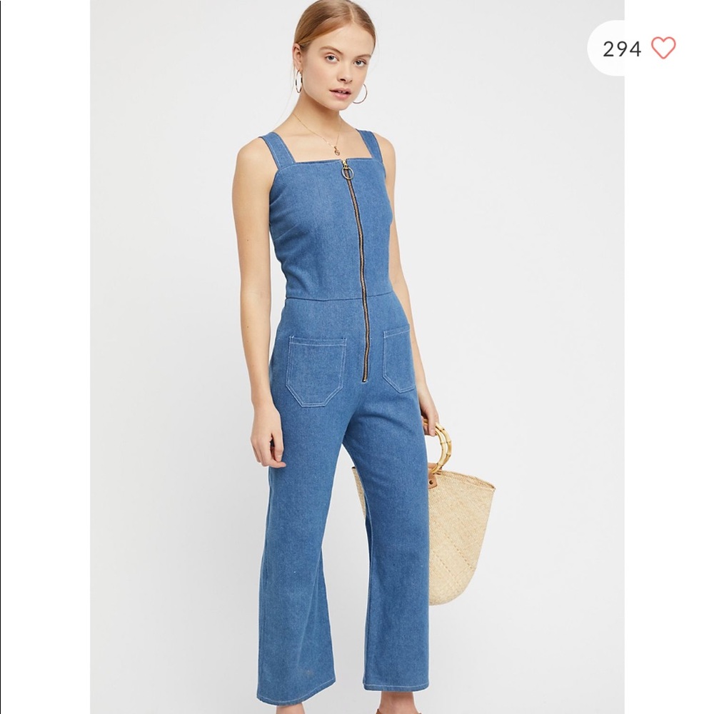 Free People & Lykke Wullf Fibi Jumpsuit Sz M